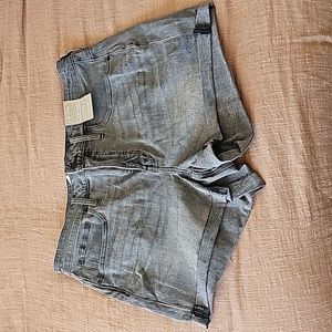 Madewell high-rise denim shorts